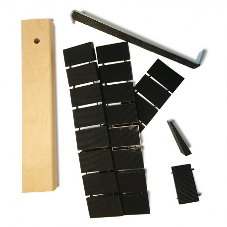 matériel d'installation, installer du stratifié, placement du stratifié